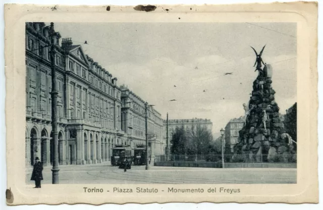Carte Postale / Italia / Italie / Torino Piazza Statuto Monumento Del Freyus