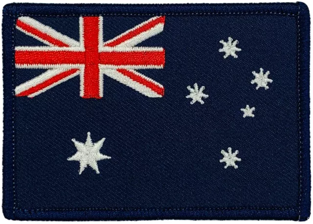 Australian National Flag Patch, hook & loop back NEW!  Free Post 🇦🇺✉️✅