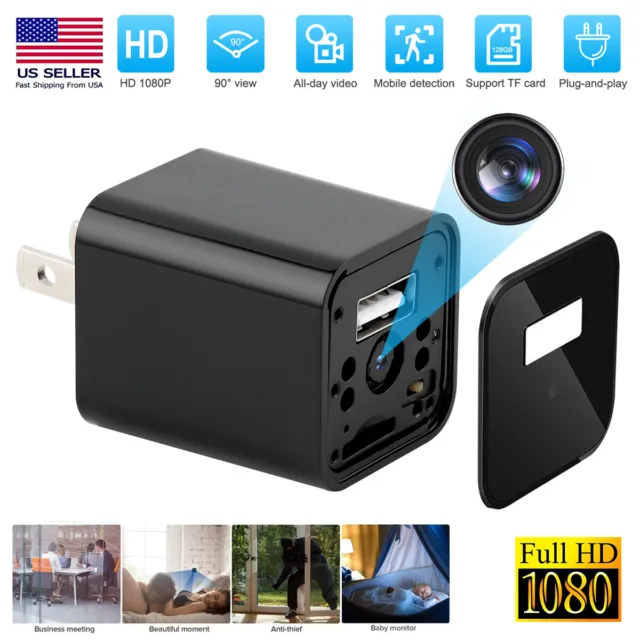 Mini Spy Camera Security Nanny Cam Hidden Motion Detection DVR 1080P Full HD USA