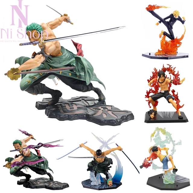 ONE PIECE ANIME Figure Luffy Roronoa Zoro Manga Statue Action Collection Gift AU EUR 13,84