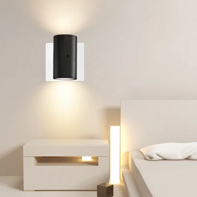 US PLUG SOCKET Wall Lamp 0100LM 3 Color Dimmable LED Night Light (1PC