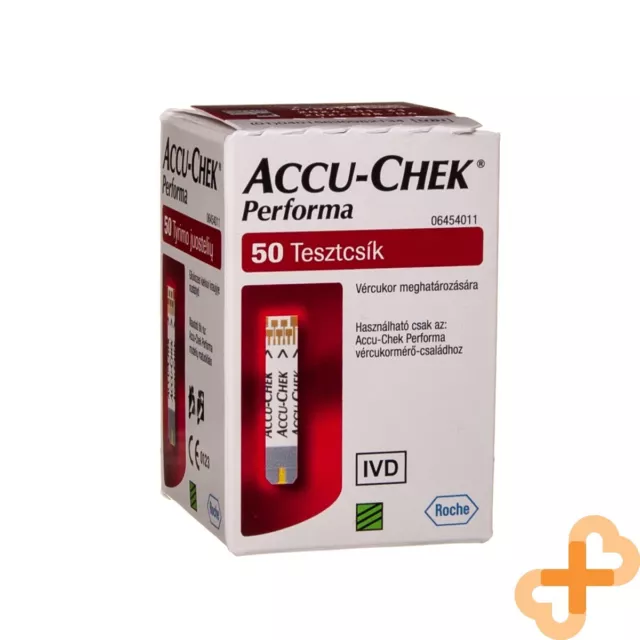 ACCU-CHEK Performa 50 Instantané Test Bandes Pour Carreaux Glucose Level En Sang