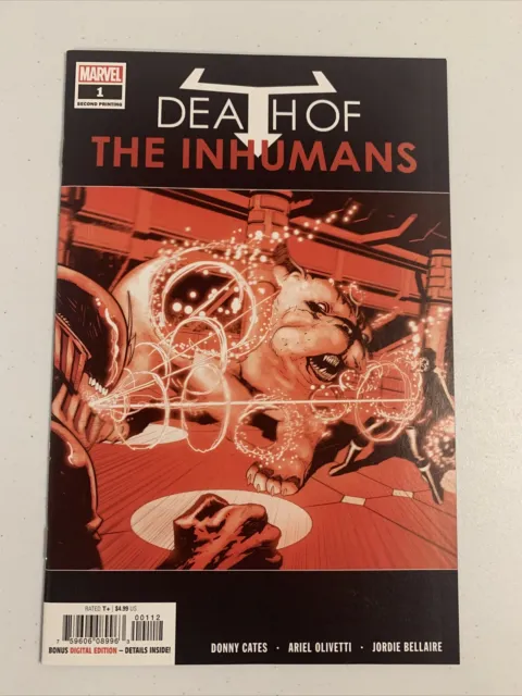 Death Of The Inhumans #1 2nd Print Marvel Comics HIGH GRADE COMBINE S&H