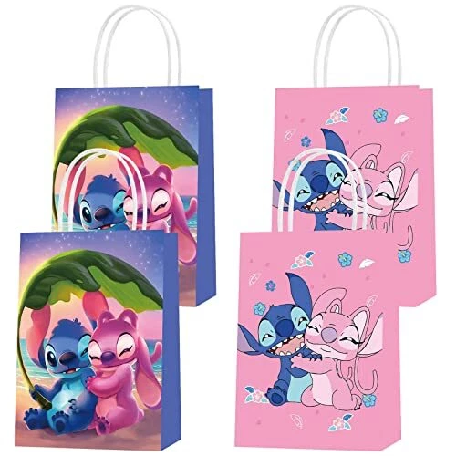 16 Pcs Lilo & Stitch Gift Bags,Party Favor Bags for Lilo & Stitch Theme ...