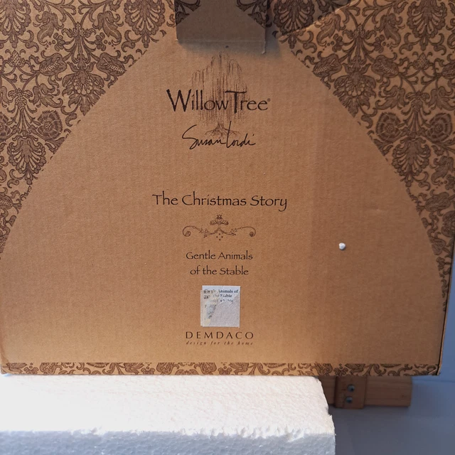 BrandNew Willow Tree Gentle Animals of The Stable for The Christmas Story 3piece
