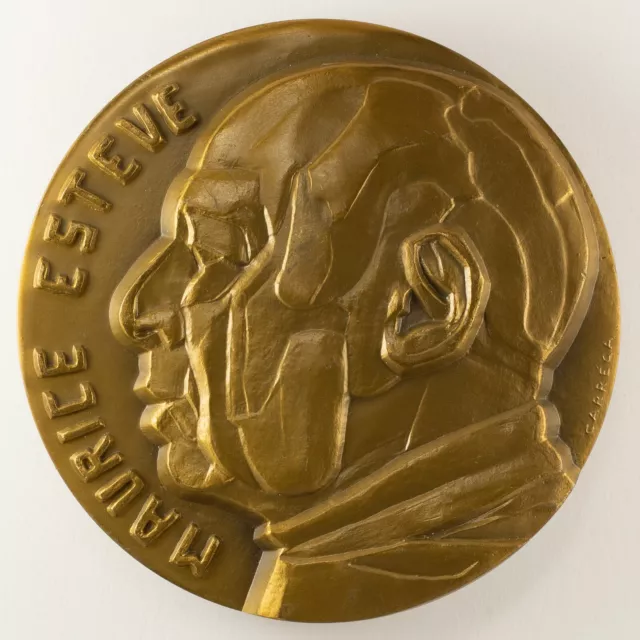 Médaille Maurice Estève - École de Paris - Signée par Nicolas Carréga