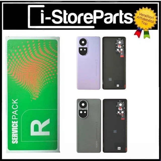 VETRO BACK SCOCCA POSTERIORE per OPPO RENO 2 CPH1907 OCEAN BLUE VERDE = ORIGINALE VETRO BACK SCOCCA POSTERIORE per OPPO RENO 2 CPH1907 OCEAN BLUE VERDE = ORIGINALE
