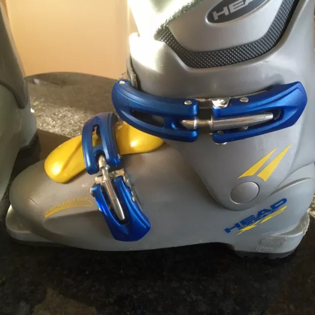 Unisex Older Child Easy Easy Entry Head Carve Ski Boots  X  220-225 2 Weeks Wear 3