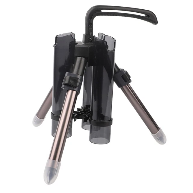 Supporto treppiede canna da pesca portatile con supporto regolabile per 3 sottoc