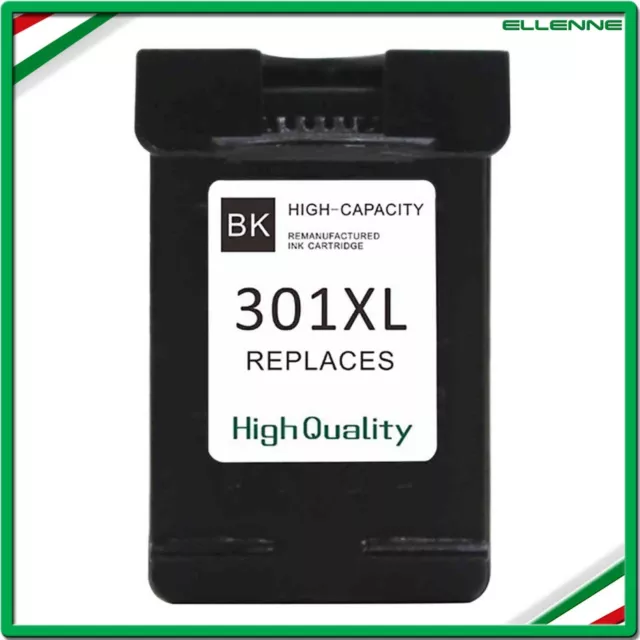 ✅ Cartuccia Compatibile Hp 301 Xl Nero Stampante Deskjet 1050 2050 2050 1000 ✅