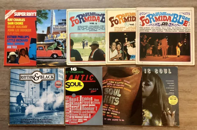 Soul - Rhythm & Blues - Lot de 9 LP - Compilations - Various Artists