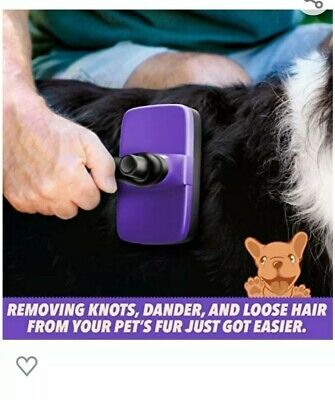 Self-Cleaning Slicker Brush by Ruff 'n Ruffus For Dog-Cat-Rabbit