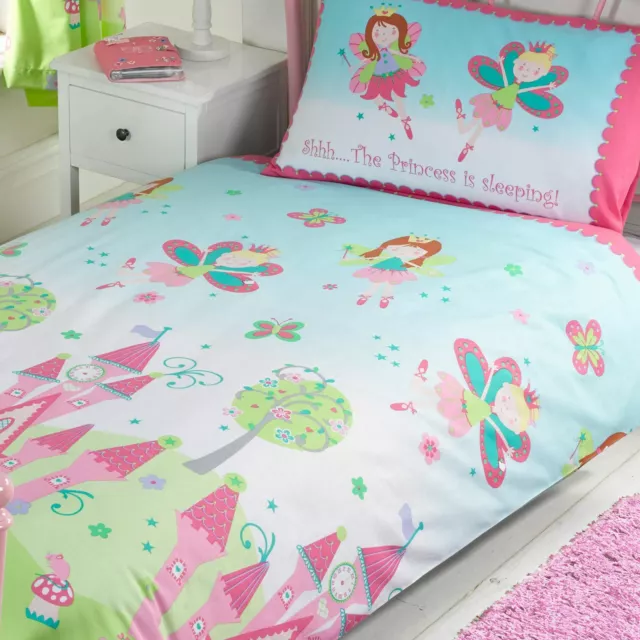 Fairy Princesse Sleeping Set Housse de Couette Simple Neuf Filles