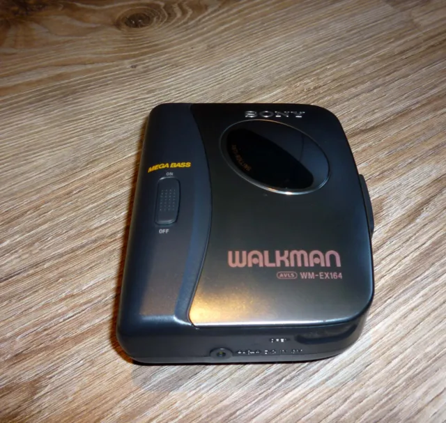 Walkman Sony WM EX164  Mega BASS Cassetten Player Neu Antriebsriemen