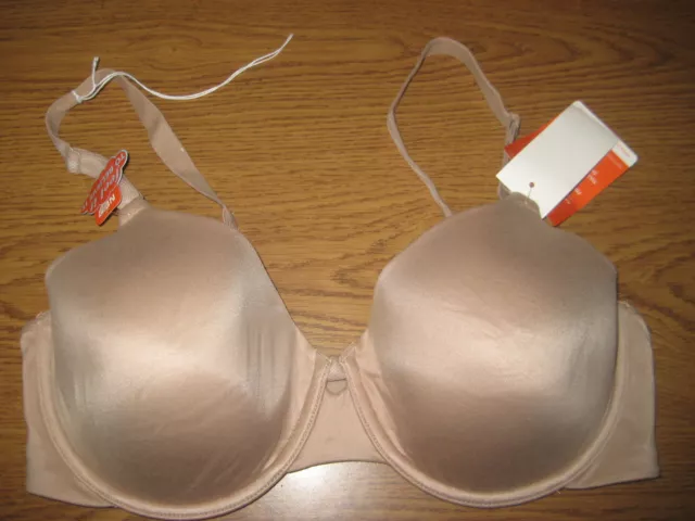 Warners Bra Underwire Full Coverage Stretch No Dig Your Bra Perfect Support  1536