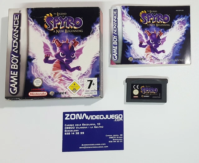 Jeu Spyro Fusion Pour Game Boy Advance - Version EUR, En Très Bon état, Boîte Et Instructions Incluses