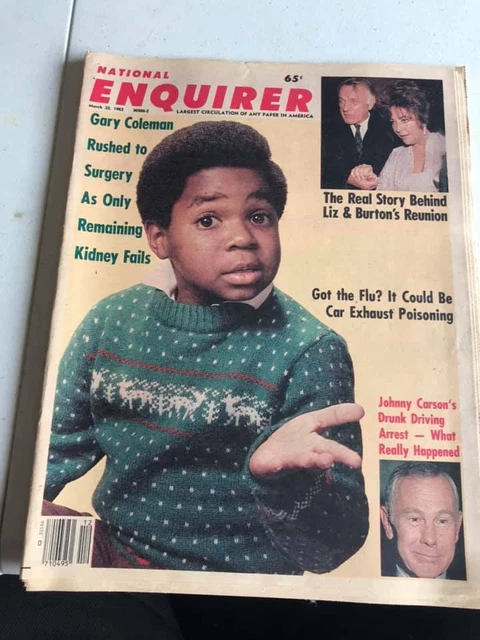 Vintage National Enquirer Tabloid Magazine - March 23, 1982 - Gary ...