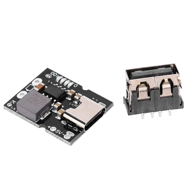 (4.35V Board)Battery Charge Discharge Board 5V 2A Lithium Battery USB-A Female