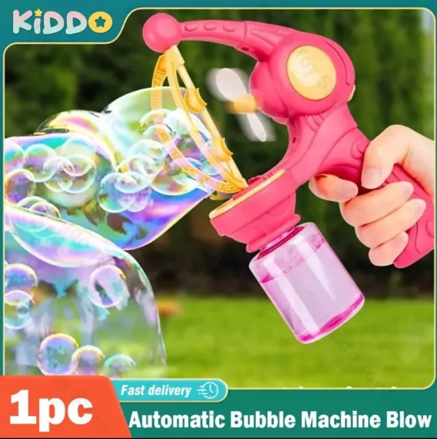 Automatische Blasen maschine für Kinder Bubble Gun Raketenwerfer Bubble Blowing