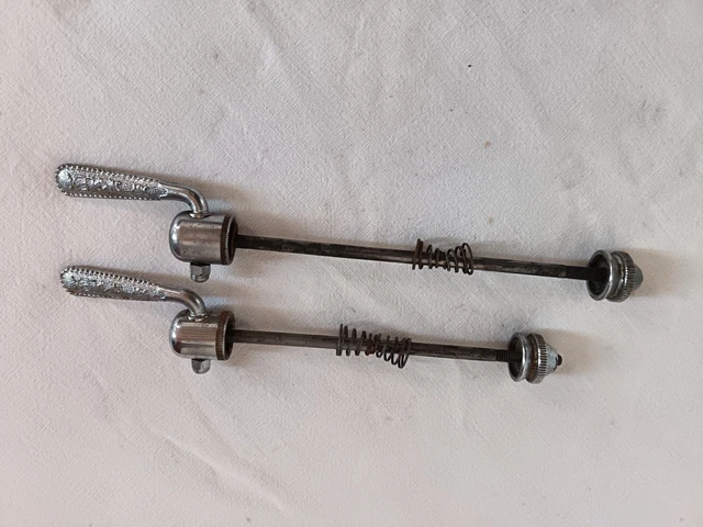 Paire De Roues De Vélo Route 700c Vintage - Attache Rapide Simplex - Aluminium France