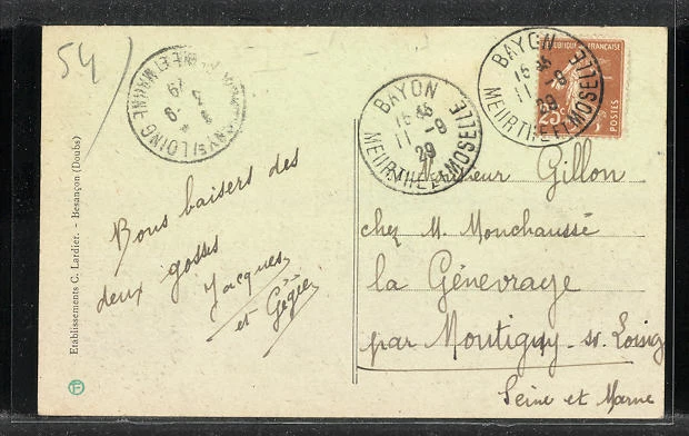 CPA Bayon, Grande Rue 1929 2