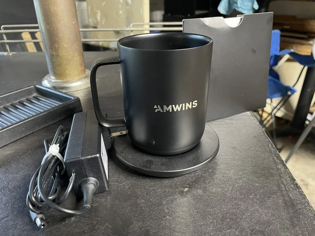 Ember Smart Mug (Black) - Temperature Controlled Heated Coffee Cup