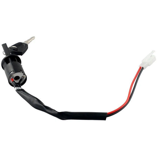 Interrupteur D'Allumage Pour Trottinette Électrique - 4 Fils Et Clés Inclus
