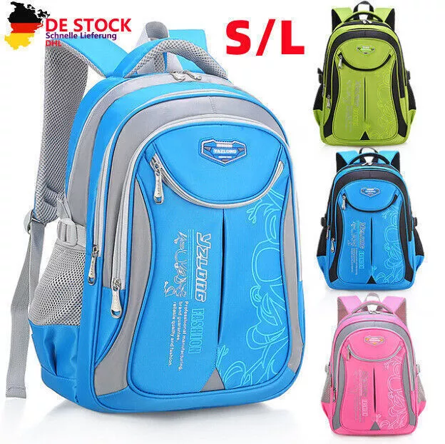 Kinder Schultasche Schulrucksack Jungen Mädchen Rucksack Backpack Schulranzen DE