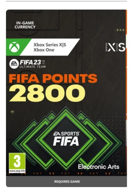 Fifa 23 2800 Points Gift Card (£20) Xbox Series X Xbox One (digital)