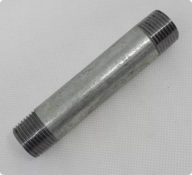 Verzinkt Rohrnippel 5/4" Temperguss Übergang Nippel Fitting 5/4" Gewinde Rohr