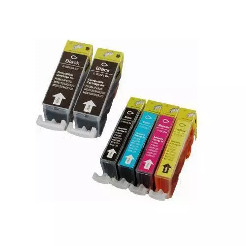 Compatible 6 Ink Cartridges Set for Canon PGI-225 CLI-226 PIXMA MG5120 MG5220