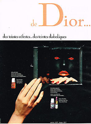 PUBLICITE ADVERTISING 014   1973   DIOR   cosmétiques 