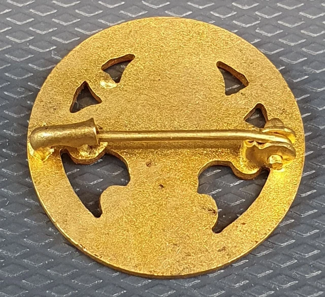 Broche Fleur De Lys Bobijoo - Épingle Laiton Doré 22x16mm | Bijou Patriotique Français