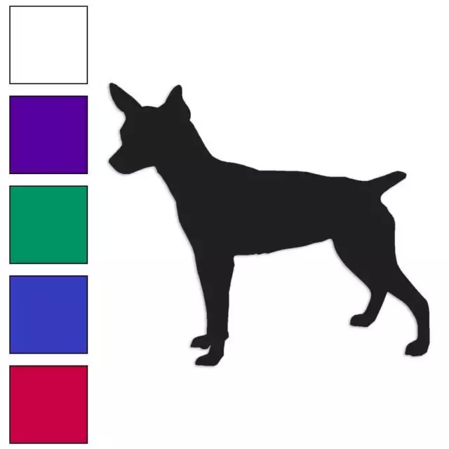 Rat Terrier Dog, Vinyl Decal Sticker, Multiple Colors & Sizes #1999