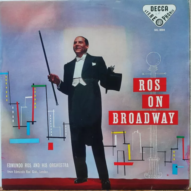 Ros On Broadway, Edmundo Ros & His Orchestra 12” Vinyl LP Record