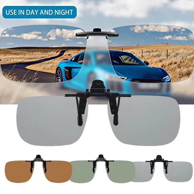 Polarised Flip up Clip On Sunglasses Risk Reducing Sport Fiz