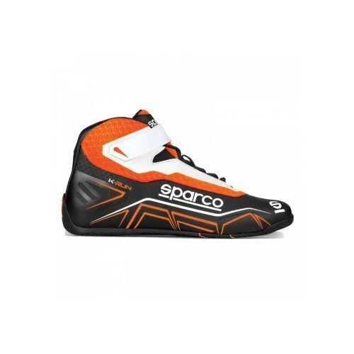 Sparco K Run Series Fluo Karting Racing Shoes Size 40 Black/Orange 00127140NRAF