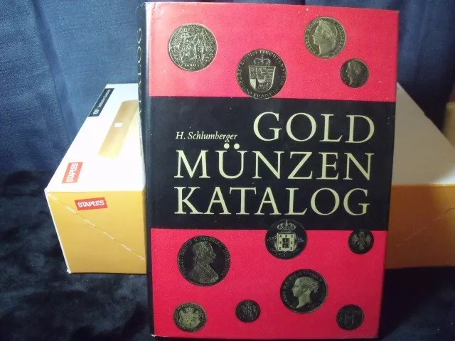 Hn Schlumberger GOLD MUNZEN KATALOG (GOLD COIN CATALOG) c1971 WORLD COINS F/S