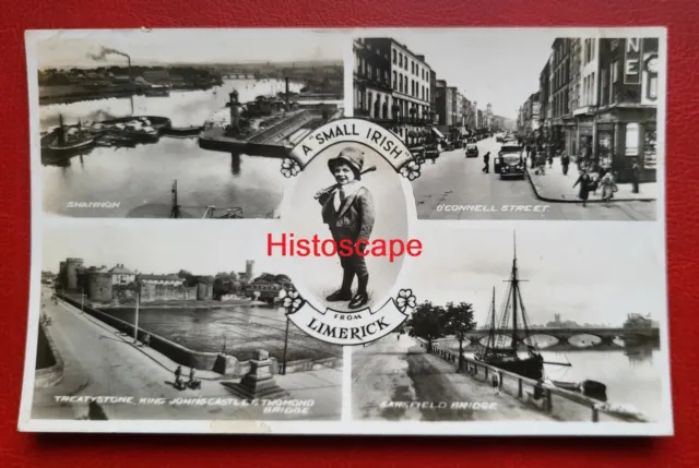 Postcard Used A "Small Irish" from Limerick Ireland 1959