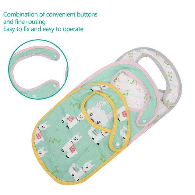 (Type 2) Baby Cotton Bibs Practical Alpaca Bib Fashionable For Infant For