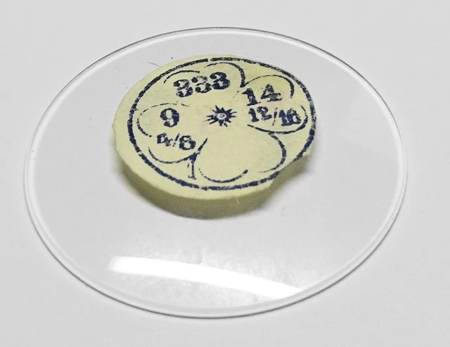 Sourcing Map 6pcs Verre De Montre Crystal Lentille Bombé 44mm Diamètre 1.1mm Bord Épaisseur Double Dôme Rond Transparent Rechange Pièces Pour Horlogerie Rechange