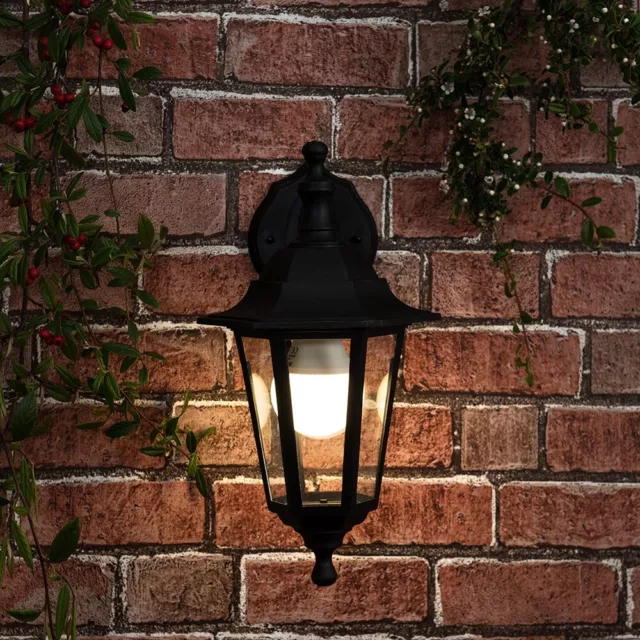 Outdoor Wall Light Traditional Garden Lantern Outside Lighting IP44 Yard Patio 2