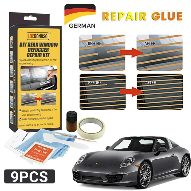 RISCALDAMENTO DISCHI POSTERIORI set riparazione lunotto filo riscaldante auto kit riparazione HOT