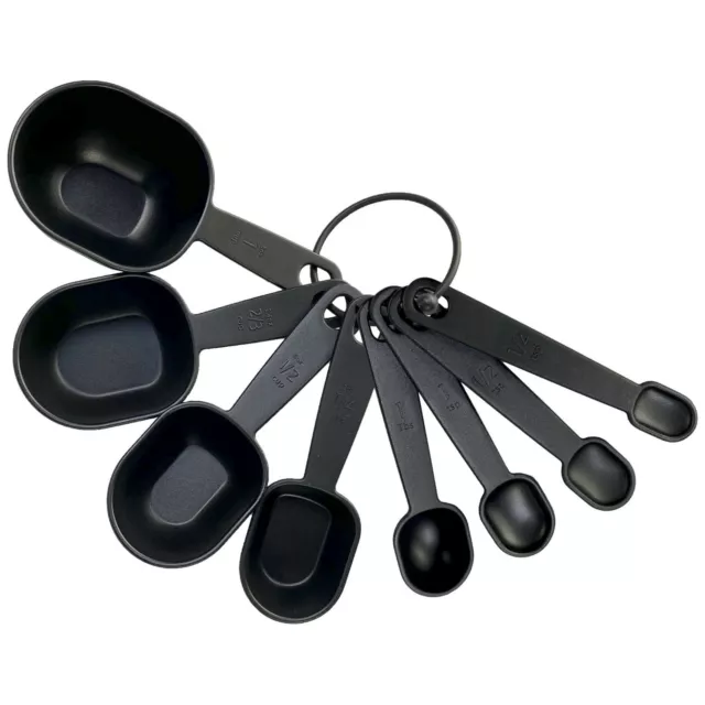 Mainstays 4-Pieces STAINLESS STEEL MEASURING SPOON SET 1/4, 1/2, 1-Tsp  1-Tbsp mL