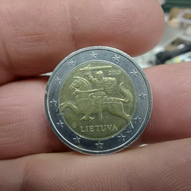 2015 Lithuania 2 Euro 2015,Lietuva Coins Euro#400E