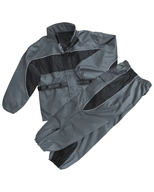 MILWAUKEE LEATHER MEN'S Waterproof Rain Suit with Reflective Piping ...