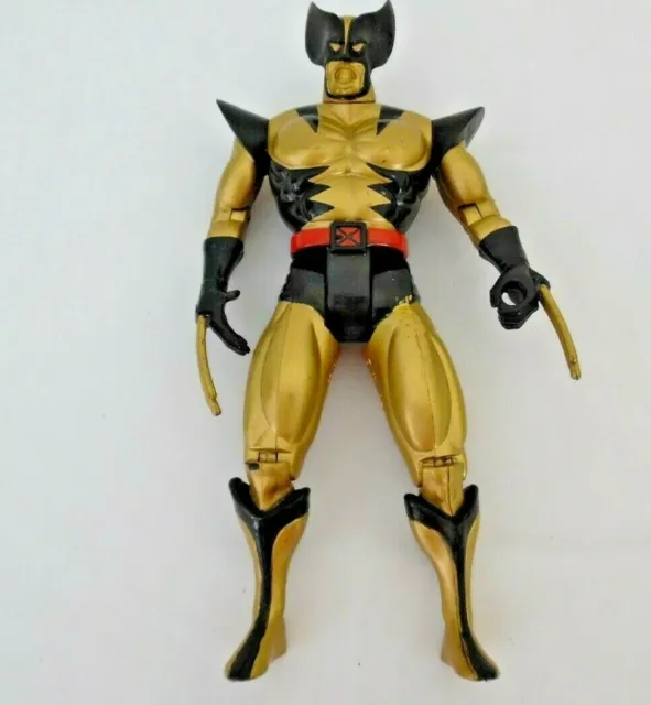 ToyBiz Marvel 1993 Vintage X-Men Gold Wolverine 10" Action Figure