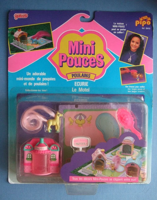 Les Mini Pouces Galoob 1989 – Écurie Le Marché – Jouet Vintage Neuf