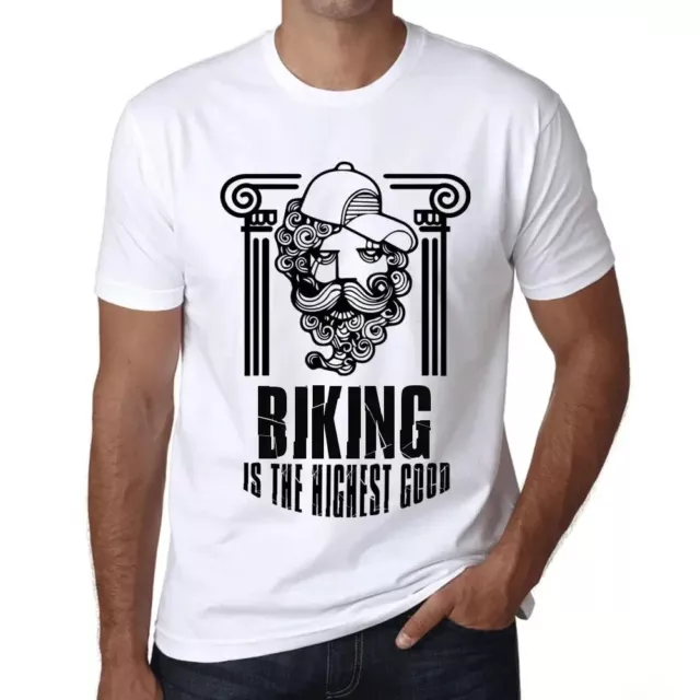 Uomo Maglietta La Bicicletta È Il Bene Supremo – Biking Is The Highest Good
