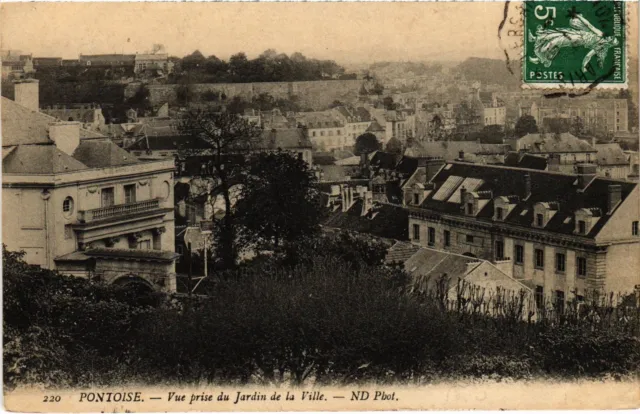 CPA Pontoise view taken from the Jardin de la Ville (1317469)